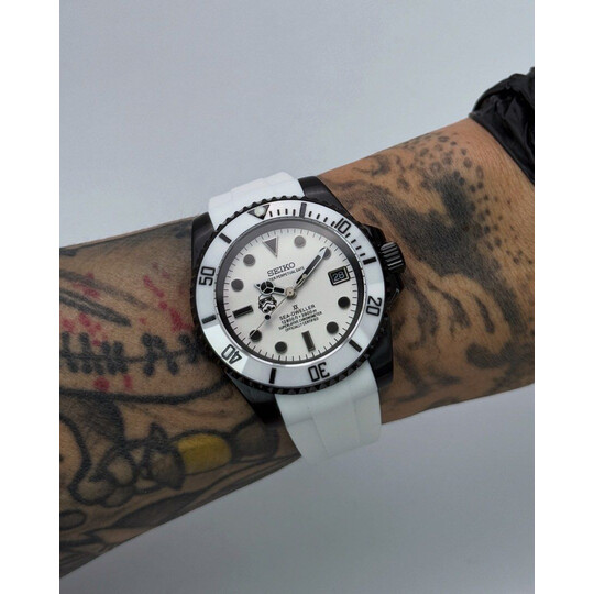 Custom Seiko Mod • Stormtrooper Submariner • 40mm